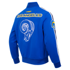 NFL LOS ANGELES RAMS PRO GAME DAY RETRO JACKET (ROYAL BLUE/WHTE/MIDNIGHT NAVY)