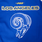 NFL LOS ANGELES RAMS PRO GAME DAY RETRO JACKET (ROYAL BLUE/WHTE/MIDNIGHT NAVY)
