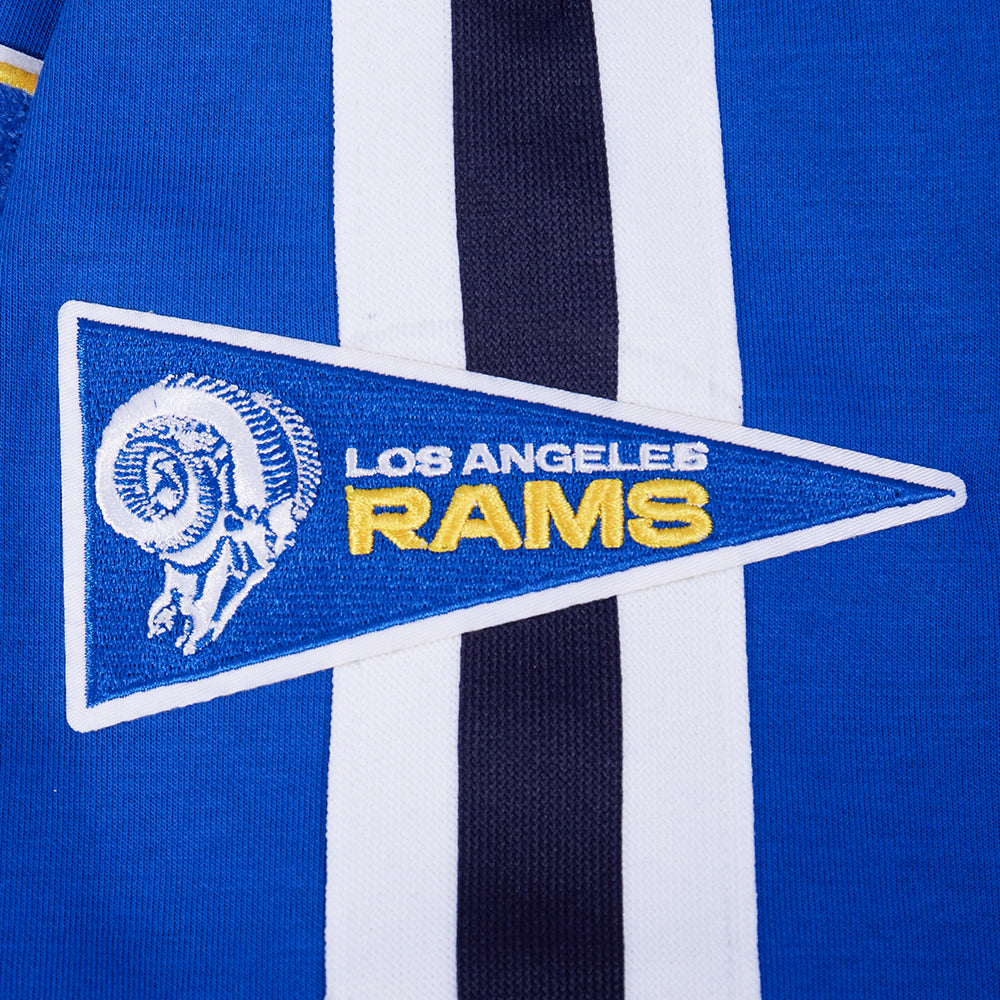 NFL LOS ANGELES RAMS PRO GAME DAY RETRO JACKET (ROYAL BLUE/WHTE/MIDNIGHT NAVY)