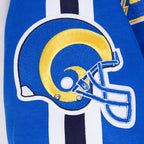NFL LOS ANGELES RAMS PRO GAME DAY RETRO JACKET (ROYAL BLUE/WHTE/MIDNIGHT NAVY)