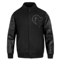 NFL LOS ANGELES RAMS TRIPLE BLACK MEN'S WOOL VARSITY JACKET (TRIPLE BLACK MEN'S)