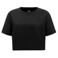 NFL LOS ANGELES RAMS TRIPLE BLACK WOMEN'S SINGLE JERSEY BOXY TEE (TRIPLE BLACK WOMEN'S)