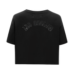 NFL LOS ANGELES RAMS TRIPLE BLACK WOMEN'S SINGLE JERSEY BOXY TEE (TRIPLE BLACK WOMEN'S)