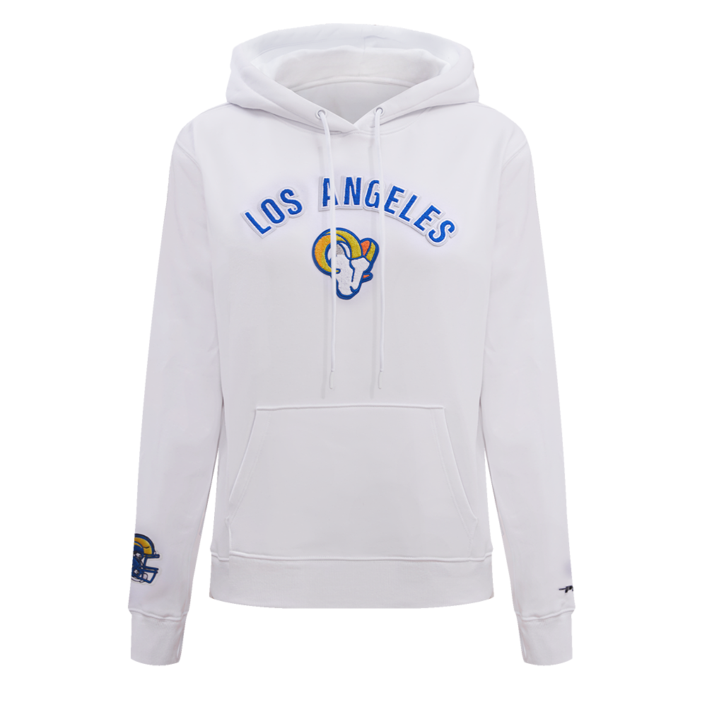 NFL LOS ANGELES RAMS CLASSIC CHANDAIL À CAPUCHON POUR FEMME (BLANC)