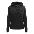 NFL LOS ANGELES RAMS TRIPLE BLACK WOMEN'S FLC PO HOODIE (TRIPLE BLACK WOMEN'S)