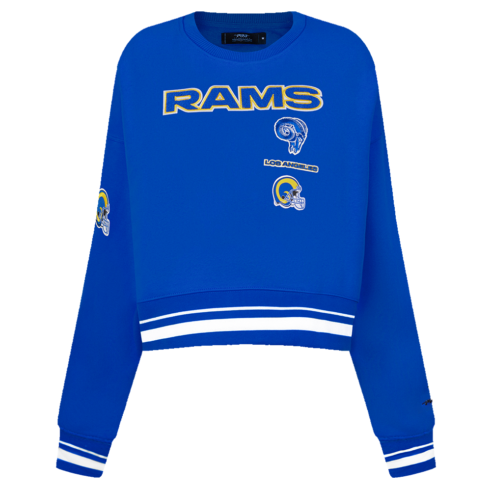 NFL LOS ANGELES RAMS RETRO CLASSIC CHANDAIL À COL ROND POUR FEMME (BLEU ROYAL)