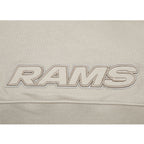 NFL LOS ANGELES RAMS NEUTRAL WOMEN'S CROPPED FLC PO HOODIE (TAUPE)