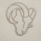 NFL LOS ANGELES RAMS NEUTRAL WOMEN'S CROPPED FLC PO HOODIE (TAUPE)