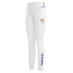 NFL LOS ANGELES RAMS CLASSIC WOMEN'S JERSEY LEGGING (WHITE)