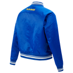 NFL LOS ANGELES RAMS SCRIPT TAIL BLOUSON EN SATIN POUR FEMME (BLEU ROYAL)