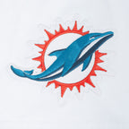 NFL MIAMI DOLPHINS SCRIPT TAIL MEN'S SJ TEE (WHITE)
