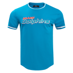NFL MIAMI DOLPHINS CLASSIC CHENILLE T-SHIRT POUR HOMME (SARCELLE)