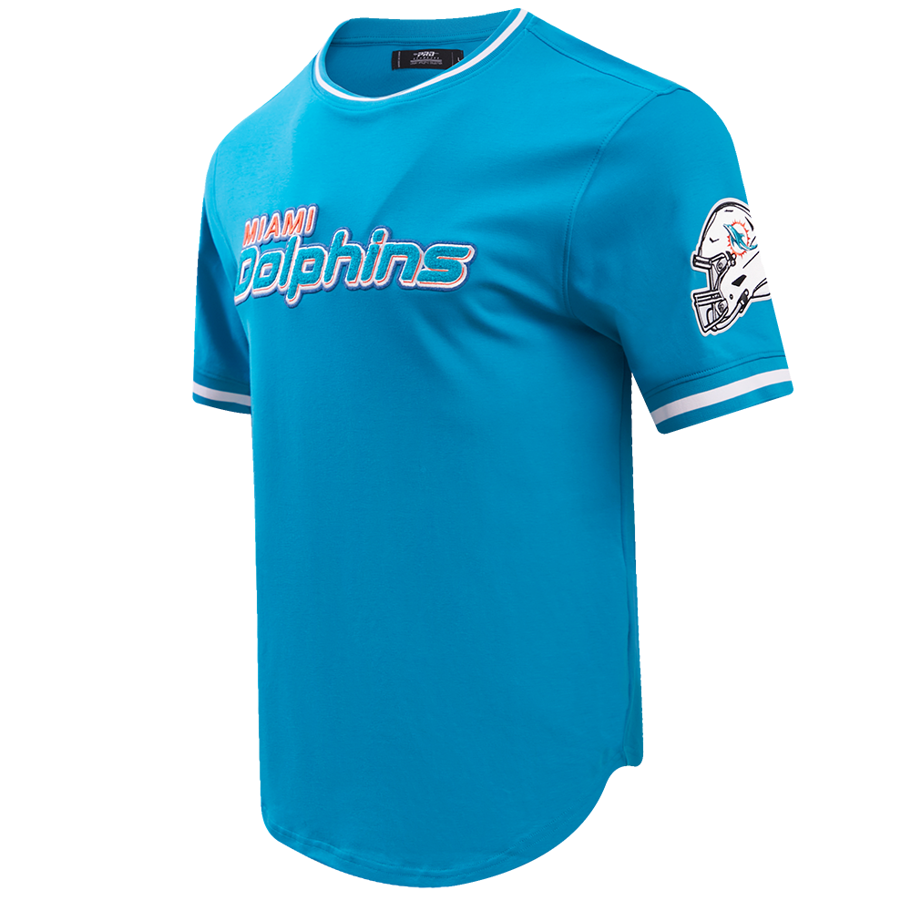 NFL MIAMI DOLPHINS CLASSIC CHENILLE MEN'S TEE (TEAL)