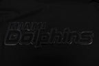 NFL MIAMI DOLPHINS TRIPLE BLACK T-SHIRT POUR HOMME (TRIPLE NOIR)