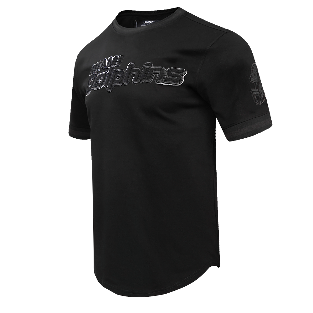 NFL MIAMI DOLPHINS TRIPLE BLACK T-SHIRT (TRIPLE NOIR)