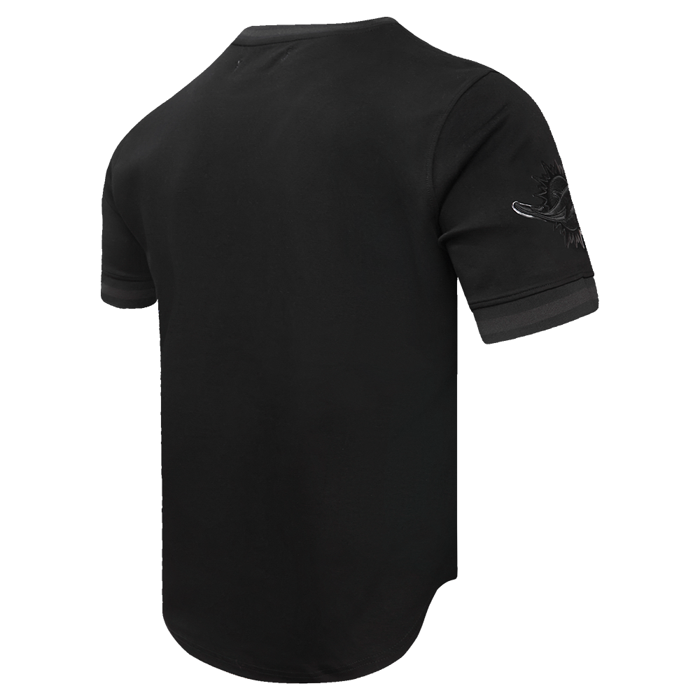 NFL MIAMI DOLPHINS TRIPLE BLACK TEE (TRIPLE BLACK)