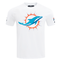NFL MIAMI DOLPHINS T-SHIRT MASHUP POUR HOMME (BLANC)