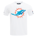 NFL MIAMI DOLPHINS T-SHIRT MASHUP POUR HOMME (BLANC)
