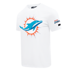 NFL MIAMI DOLPHINS T-SHIRT MASHUP POUR HOMME (BLANC)