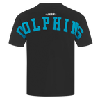 NFL MIAMI DOLPHINS WINGSPAN MEN'S DROP SHOULDER TEE (BLACK)