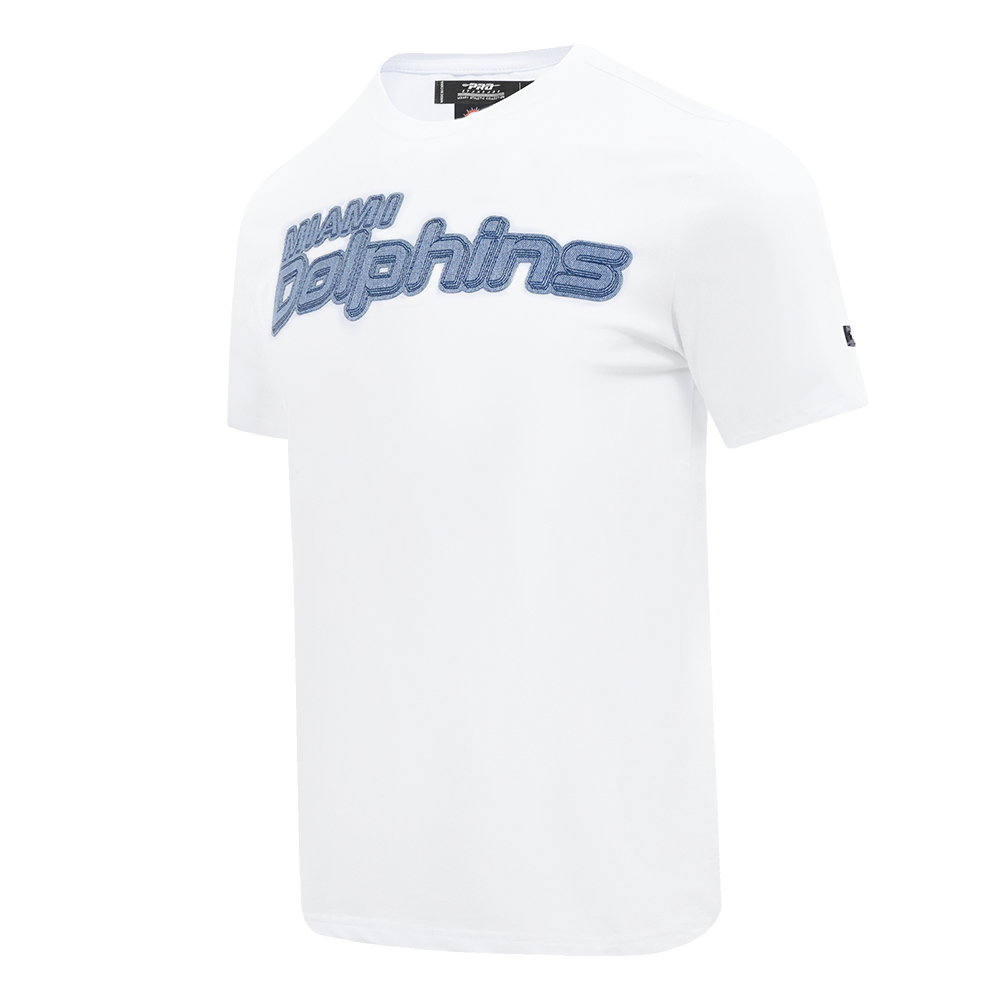 NFL MIAMI DOLPHINS VARSITY BLUES T-SHIRT POUR HOMME (BLANC)
