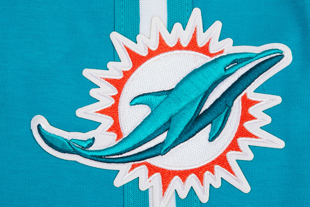 NFL MIAMI DOLPHINS CLASSIC CHENILLE SHORT EN MAILLE DOUBLE (SARCELLE)