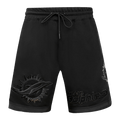 NFL MIAMI DOLPHINS TRIPLE BLACK SHORT (TRIPLE BLACK)