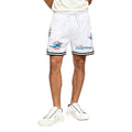 NFL MIAMI DOLPHINS LOGO CLASSIC MESH SHORT (WHITE/BLACK/WHITE)