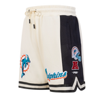 NFL MIAMI DOLPHINS RETRO CLASSIC MEN'S 2.0 SHORT (EGGSHELL/ BLACK)