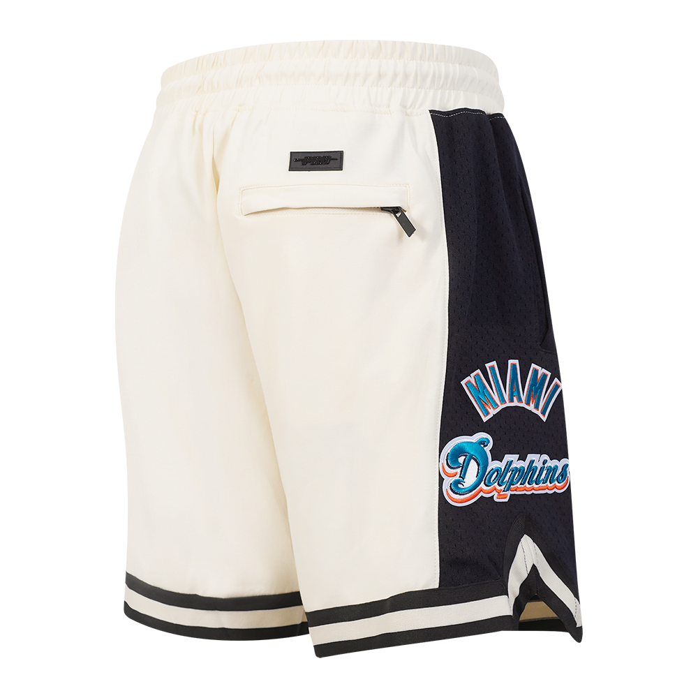 NFL MIAMI DOLPHINS RETRO CLASSIC MEN'S 2.0 SHORT (EGGSHELL/ BLACK)