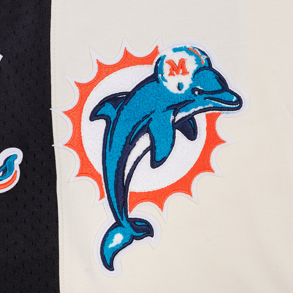 NFL MIAMI DOLPHINS RETRO CLASSIC MEN'S 2.0 SHORT (EGGSHELL/ BLACK)