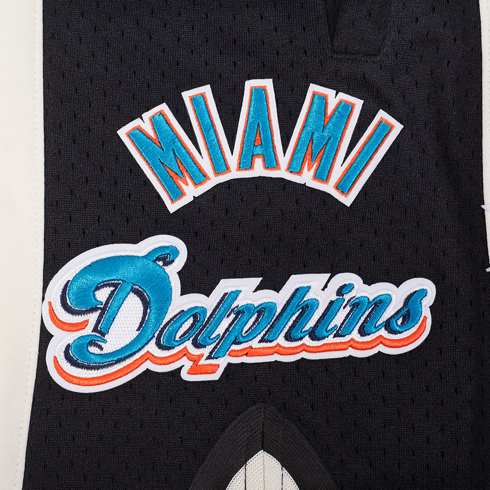 NFL MIAMI DOLPHINS RETRO CLASSIC MEN'S 2.0 SHORT (EGGSHELL/ BLACK)