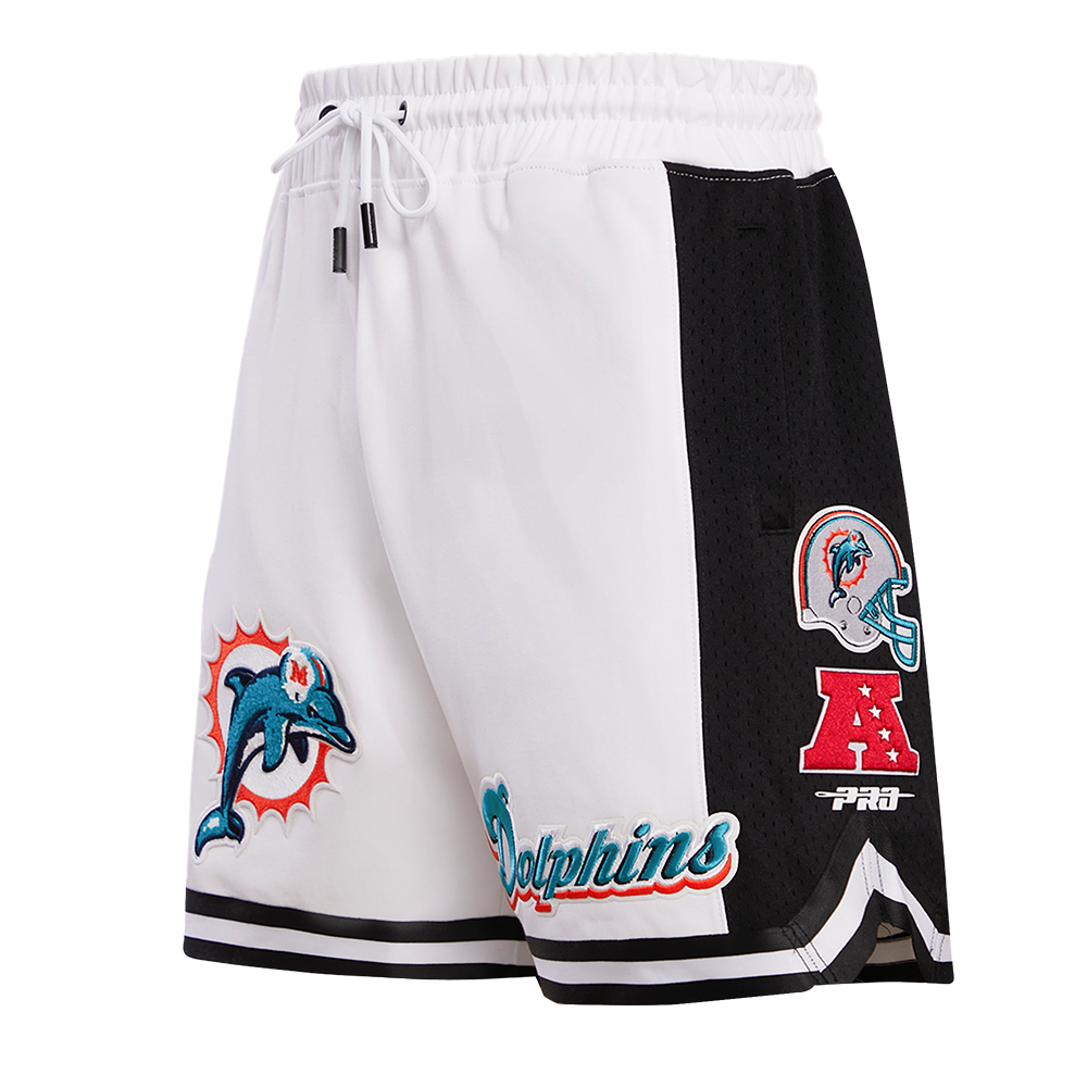 NFL MIAMI DOLPHINS RETRO CLASSIC MEN'S 2.0 SHORT (WHITE/BLACK)
