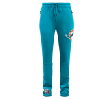 NFL MIAMI DOLPHINS CLASSIC PANTALON D'ENTRAÎNEMENT EN MAILLE DOUBLE POUR HOMME (SARCELLE)