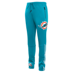 NFL MIAMI DOLPHINS CLASSIC PANTALON D'ENTRAÎNEMENT EN MAILLE DOUBLE POUR HOMME (SARCELLE)