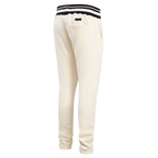 NFL MIAMI DOLPHINS RETRO CLASSIC MEN'S FLC SWEATPANT (EGGSHELL/ BLACK)
