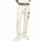 NFL MIAMI DOLPHINS RETRO CLASSIC MEN'S FLC SWEATPANT (EGGSHELL/ BLACK)