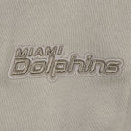 NFL MIAMI DOLPHINS NEUTRAL MEN'S DROP SHOULDER FLC CREWNECK (TAUPE)