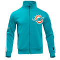 NFL MIAMI DOLPHINS CLASSIC MEN'S DK TRACK JACKET (TEAL)