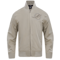 NFL MIAMI DOLPHINS NEUTRAL MEN'S  TWILL JACKET (TAUPE)