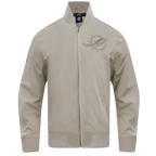 NFL MIAMI DOLPHINS NEUTRAL MEN'S  TWILL JACKET (TAUPE)