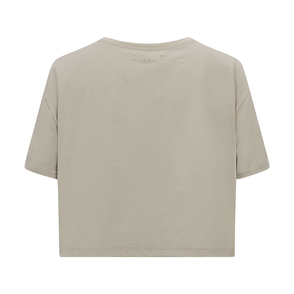 NFL MIAMI DOLPHINS NEUTRAL T-SHIRT EN JERSEY SIMPLE À COUPE CARRÉE (TAUPE)