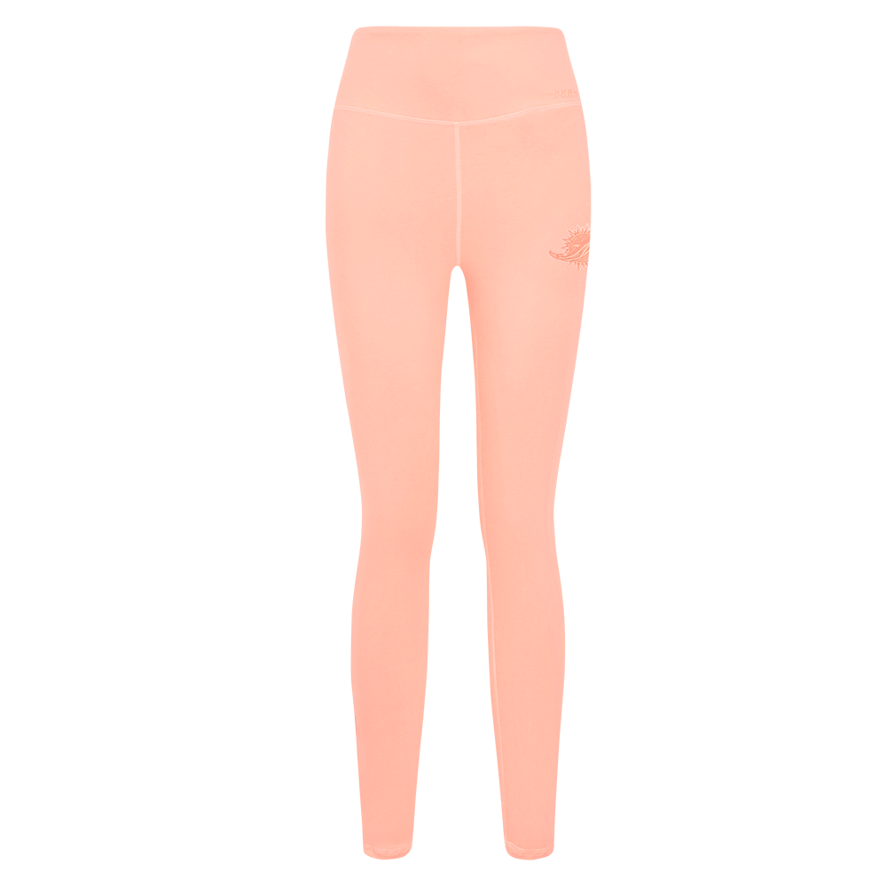 NFL MIAMI DOLPHINS NEUTRAL HIGH WAIST JERSEY LEGGING (GUAVA)