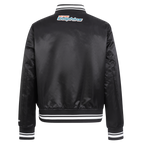 NFL MIAMI DOLPHINS SCRIPT TAIL BLOUSON EN SATIN POUR FEMME (NOIR)