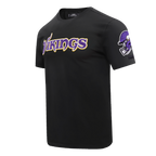 NFL MINNESOTA VIKINGS CLASSIC CHENILLE T-SHIRT POUR HOMME (NOIR)