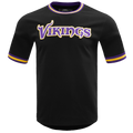 NFL MINNESOTA VIKINGS CLASSIC CHENILLE TEE (BLACK)