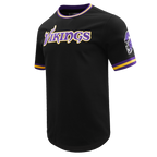 NFL MINNESOTA VIKINGS CLASSIC CHENILLE TEE (BLACK)