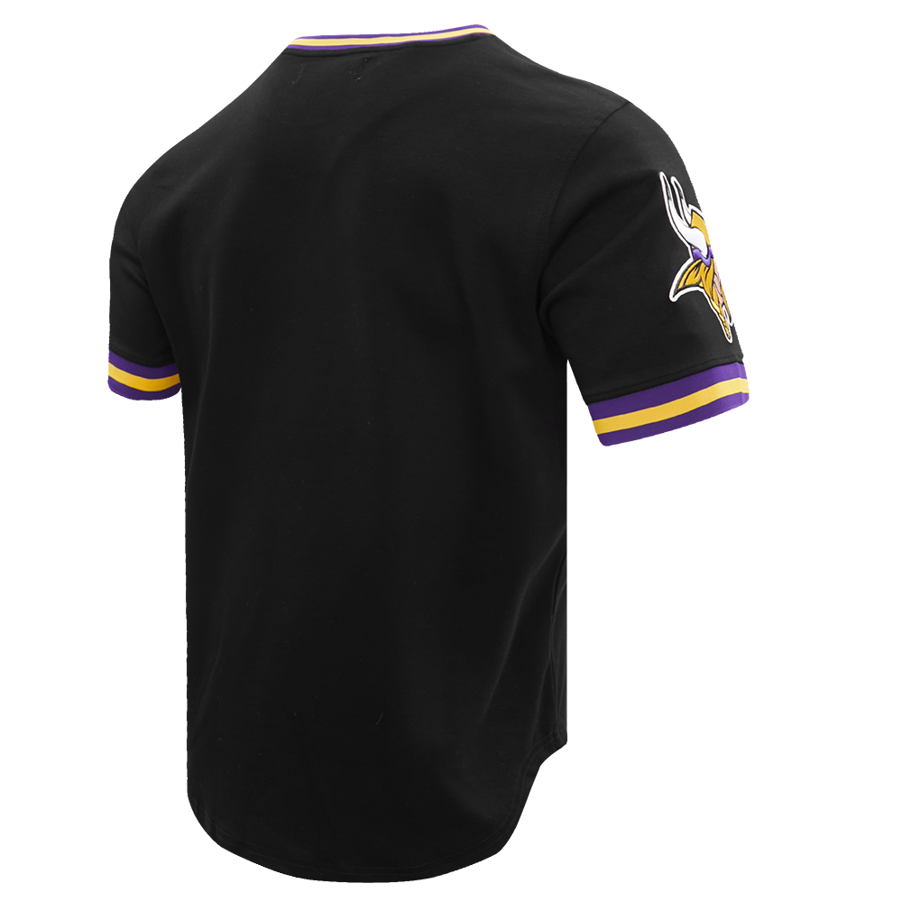NFL MINNESOTA VIKINGS CLASSIC CHENILLE TEE (BLACK)