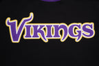NFL MINNESOTA VIKINGS CLASSIC CHENILLE TEE (BLACK)