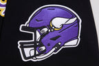 NFL MINNESOTA VIKINGS CLASSIC CHENILLE TEE (BLACK)